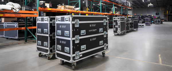 Matériel événementiel en flight cases