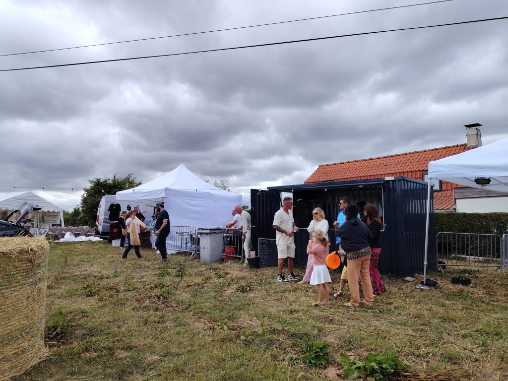 Conteneur bar en service lors d’un événement